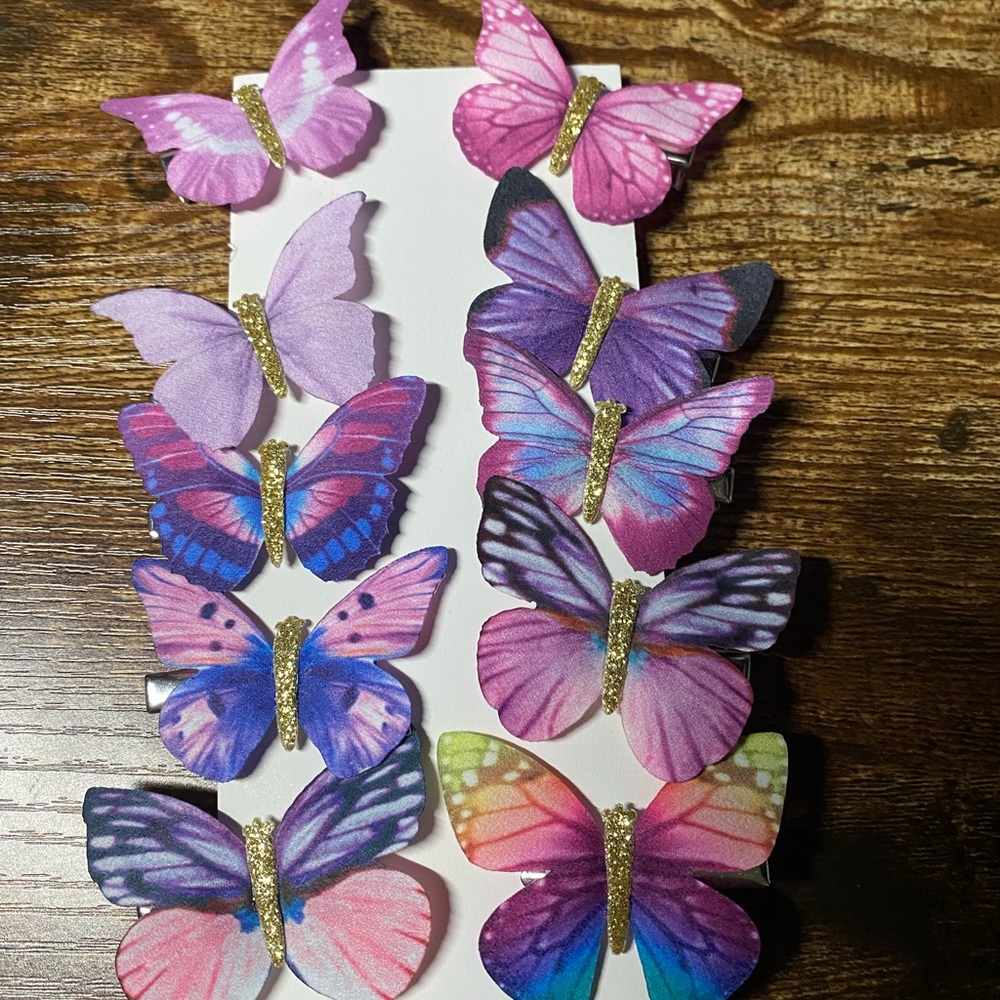 Butterfly Hair clips